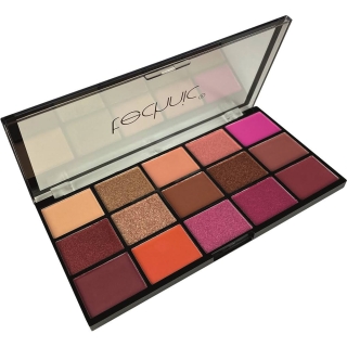 TECHNIC Pressed Pigment Palette fard a paupière avec 15 couleurs Hot Love Palette