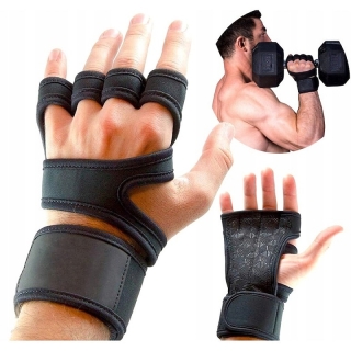 TECHEEL Lot 2 Coussinets De Préhension Musculation – Ergonomique, Caoutchouc Antidérapant, Pour Tractions, Haltères, Crossfit