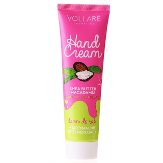 VOLLARE crème régénérante pour mains au beurre de karité et macadamia -100 ml