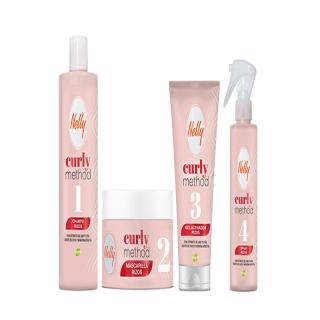 Pack Nelly curly shampooing 400 ml masque 300 ml gel 200 ml et spray 200 ml