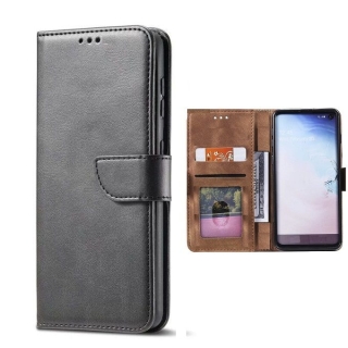 Etui Portefeuille pour Redmi Note 11S Avec Rabat Magnétique Noir