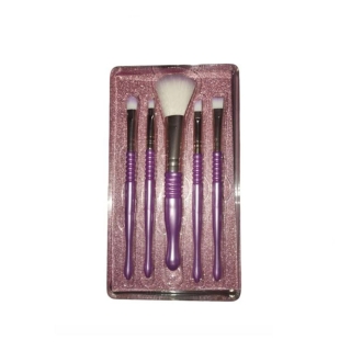 Kit de 5 pinceaux de Maquillage yeux - Mauve