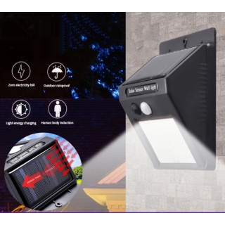 Lampe Solaire Sans Fil Étanche Avec Détecteur De Mouvement 20 Led