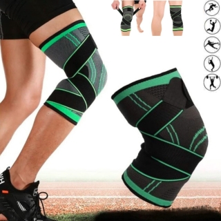 Genouillère De Compression Élastique - Réglable - Haute Qualité