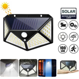 Détecteur de Mouvement Solaire Étanche avec 3 modes