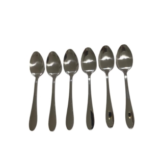 Lot De 6 Cuillères De Table En Acier Inoxydable 20 Cm