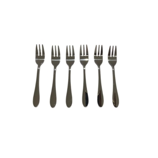 Lot de 6 Fourchette À Gâteaux