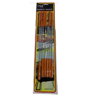 12 Brochettes Pour Barbecue De 31 Cm