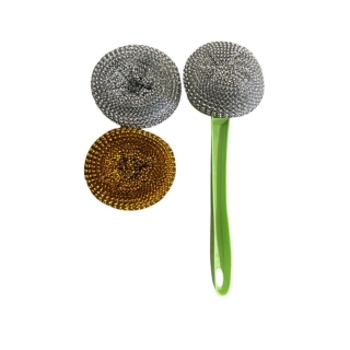kit de Brosse de nettoyage avec manche et deux brosses