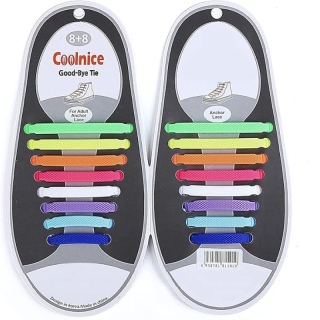 Lacets Élastiques Sans Nœud en Silicone Imperméable