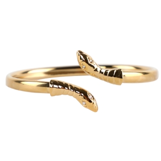 Bracelet charnière serpent