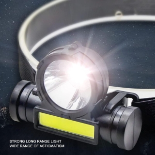 Lampe Frontale à Double Source Lumineuse