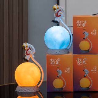 Veilleuse Lampe Lunaire Suspendue Astronaute Mignon