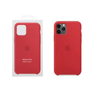 Coque en Silicone Apple pour Iphone 11 Pro Rouge