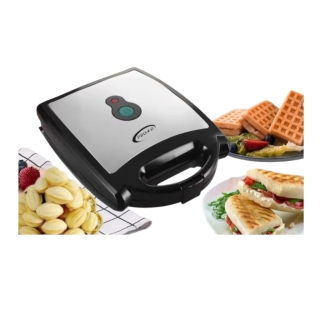 PROVA Appareil de Cuisson Grand Modèle 3 en 1 Panini & Zouza &Gaufre 1400W