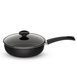 Winox sauteuse avec couvercle DIAMOND - 24 cm - résistance extrême - 7 couches