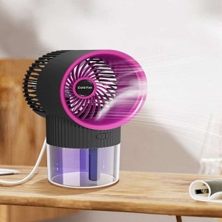 Ventilateur Brumisateur D'eau 3 Vitesses Silencieux USB
