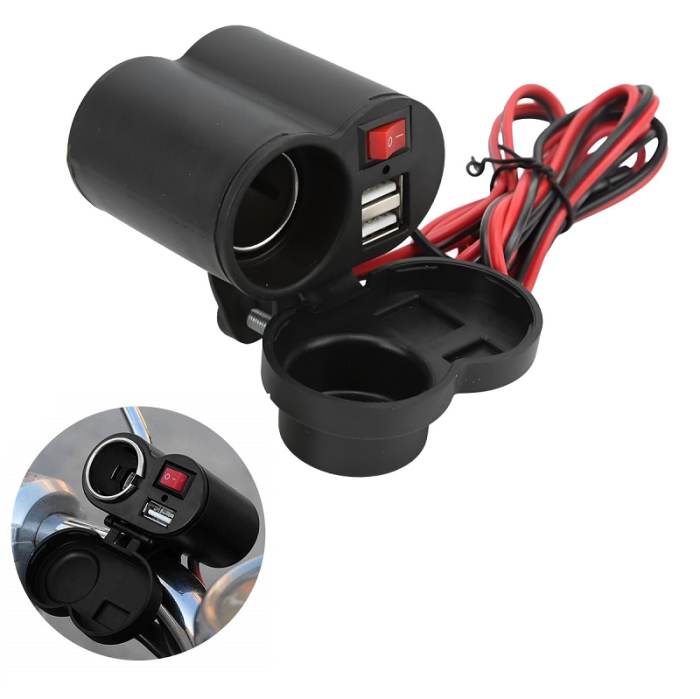 elfbar nachfüll pod läuft aus Chargeur prise allume cigare double prise USB (A et C) main image 0