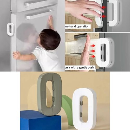 Securite Fenetre Enfant, Lot De 2 Réfrigérateur Serrure À Code, Serrure