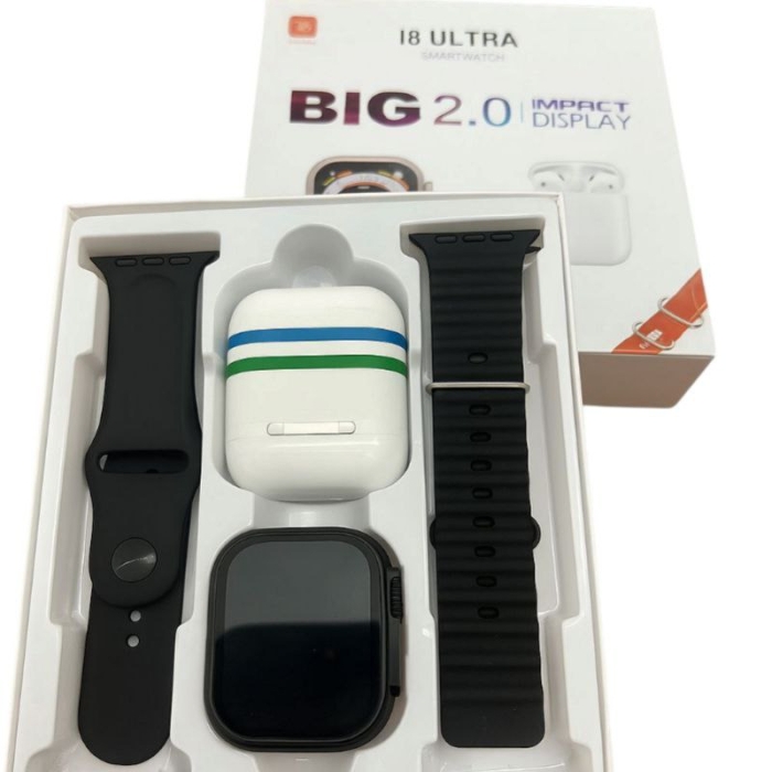 Montre Intelligente I8 Ultra BIG avec Ecouteurs Bluetooth