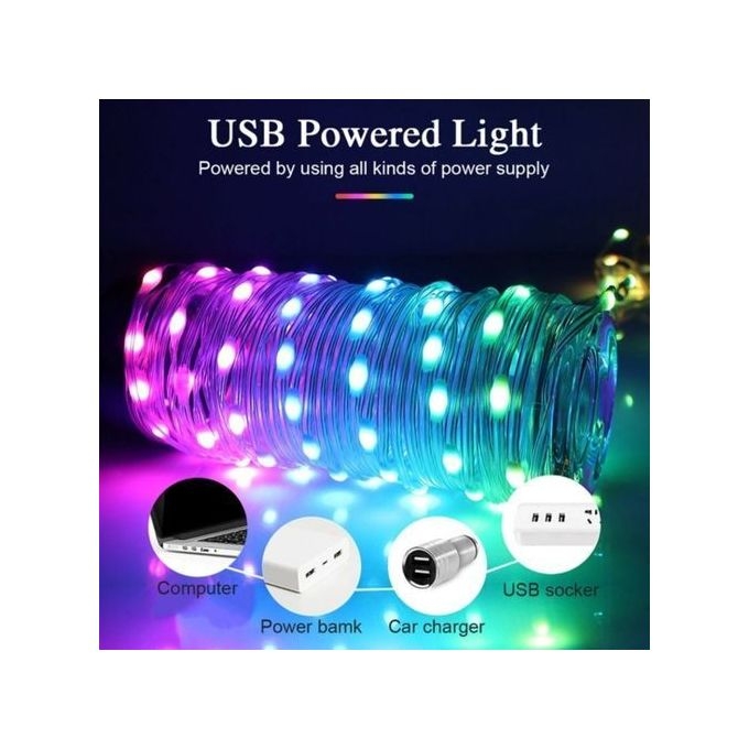Ruban Led Sans Fil IkodmRuban Led 10m, RGB Multicolore App Contrôle Neon Bande Led, 24V Flexible Étanche Découpable Synchronisation Musicale Bandeau Lumineuse Led Pour Intérieur Déco [Classe énergétique D Smart Life