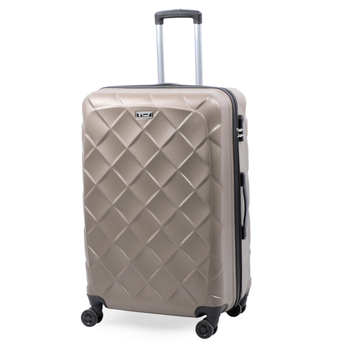 Travel Grande Valise De Voyage ABS Incassable Gold