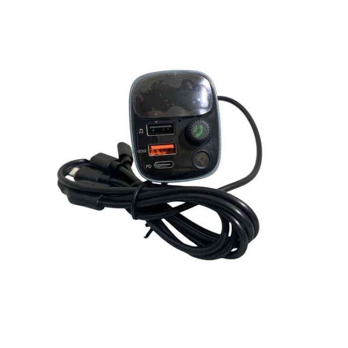 Transmetteur FM Bluetooth 5.3 Voiture - Chargeur Rapide Tout Métal Mohard