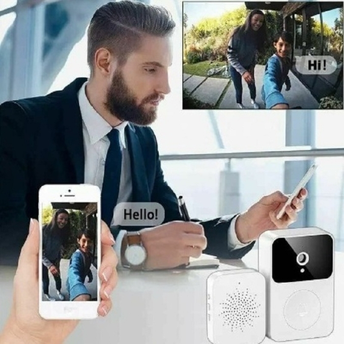 Sonnette Vidéo Intelligente Sans Fil - Contrôlez Votre Sécurité via Application Mobile