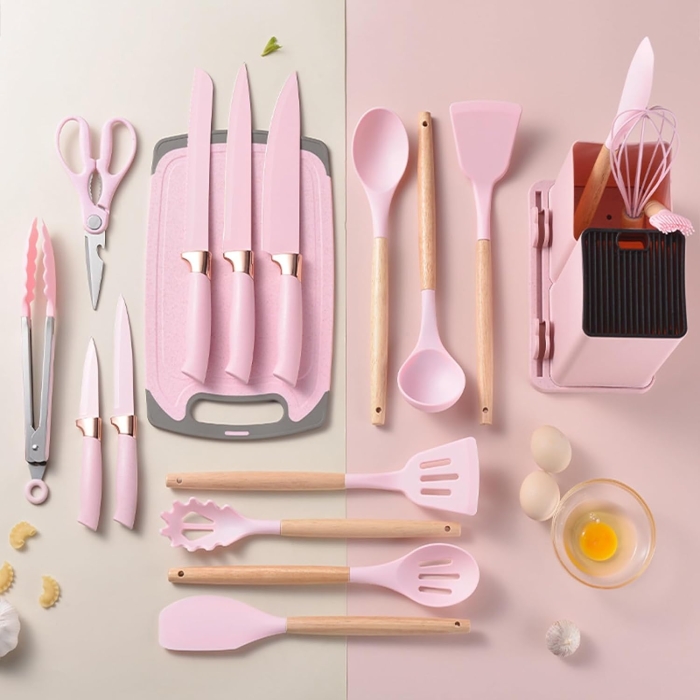Berglander Ensemble d'ustensiles de Cuisine en Acier Inoxydable 13