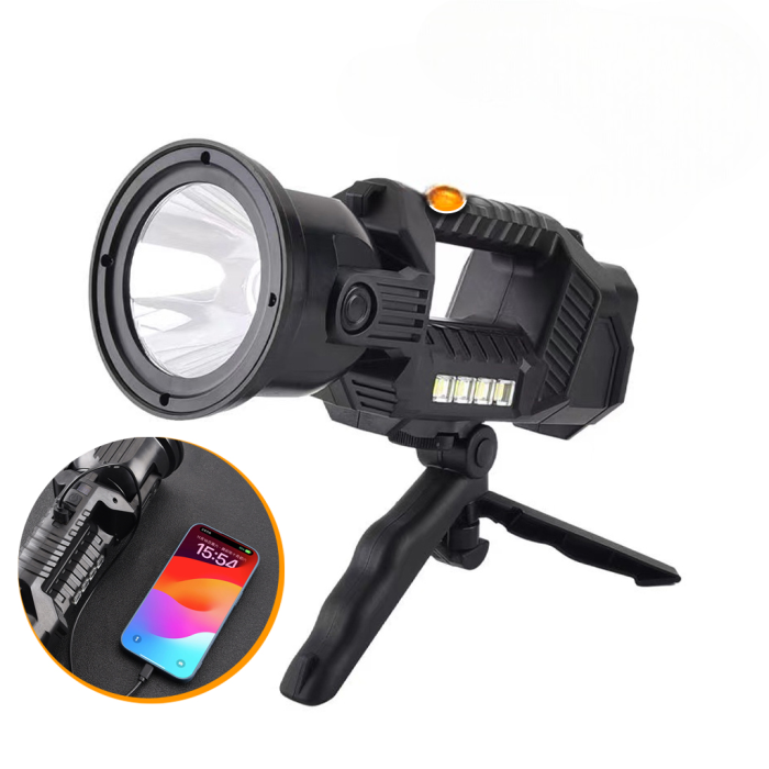 Lampe De Travail LED 4 Modes - Rechargeable, Magnétique, Lampe De Poche Usb Pour Travaux Camping Atelier Et Urgences 97980376