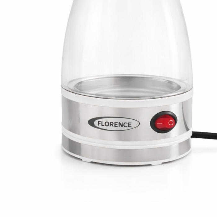Vegena Cafetière Turque Électrique 500ML 600W - Acier Inoxydable, Machine à Café Grecque Pour Maison Et Thé (Blanc)