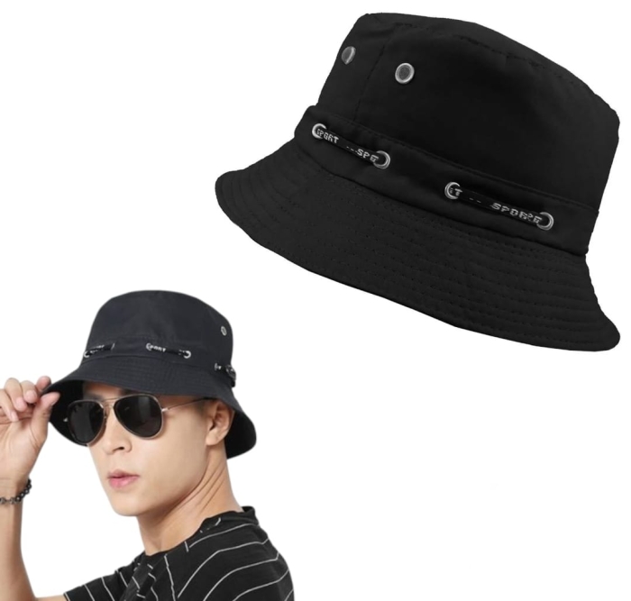 Chapeau De Soleil Bucket Pour Femme - Respirant, Pliable, Léger - Taille 56-58cm