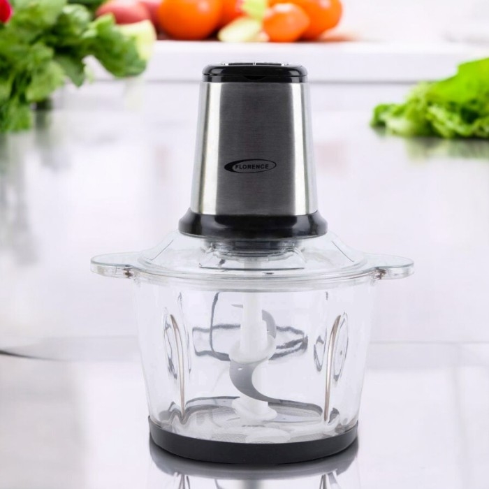 Hachoir à Viande 3 L 300 W - Bol Acier Inox, 3 Vitesses, Pour Légumes, Fruits, Viande - 10