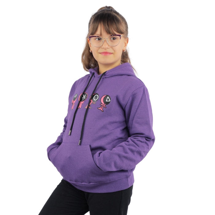 Sweat à Capuche Squid Game – Noir, Taille S, Unisexe Adulte, NEUF Sans étiquette