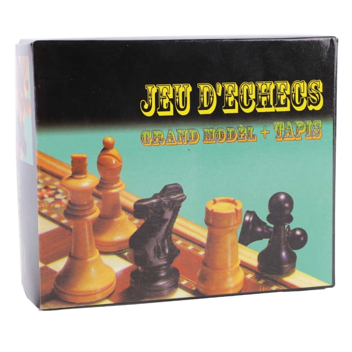 Jeu de plateau - Superbe Royal Gambit - Grand Jeu d'echecs en Bois