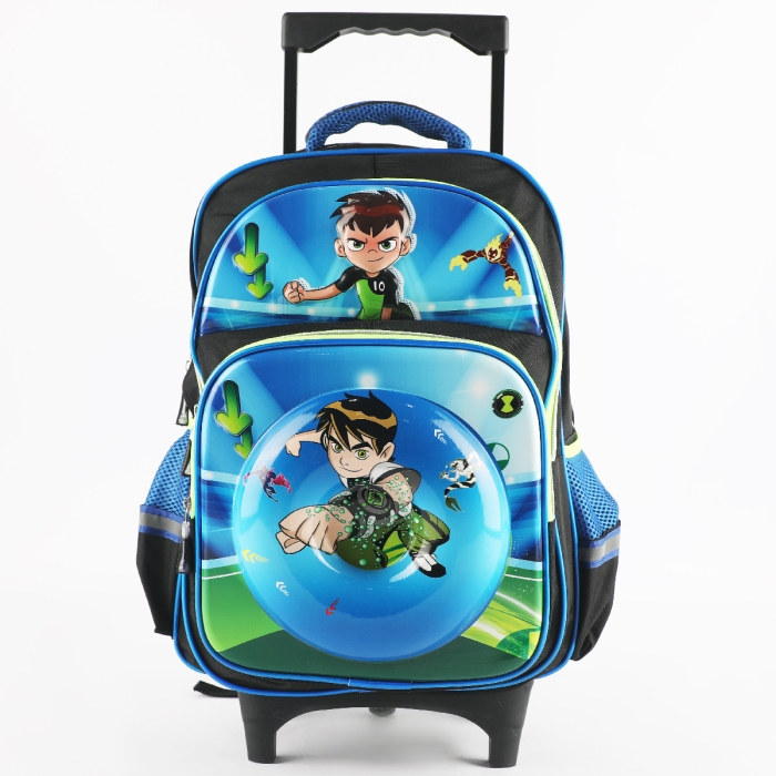 Cartable Scolaire avec support pour garçon modèle Ben10 - Main Image