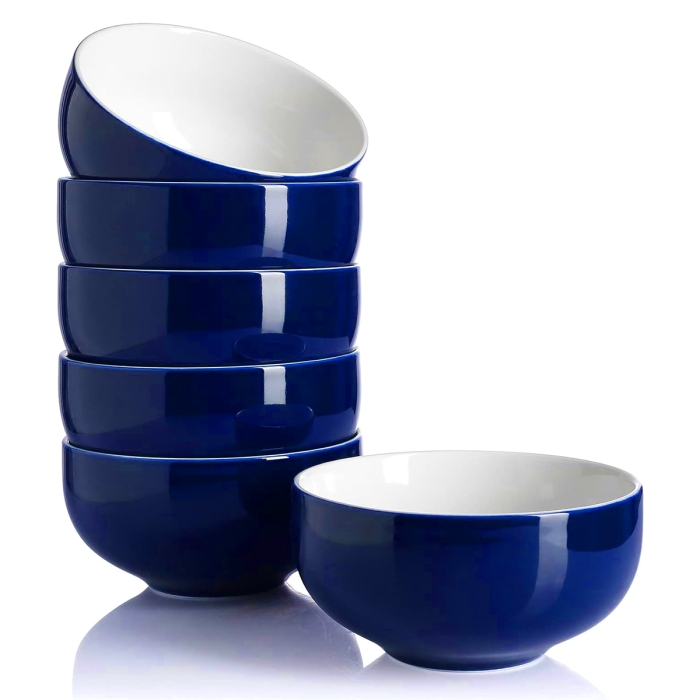 Lot De 6 Bols à Glace Avec Cuillères, Coupes à Glace Colorées