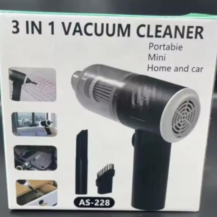 Euakee Aspirateur à Main Sans Fil 19000PA 3 En 1 - Mini Rechargeable Puissant Blanc