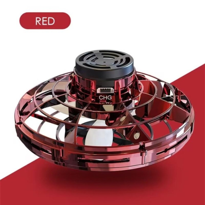 OBEST UFO Mini Drone Enfant – Balle Volante Lumineuse LED | Hand Spinner Volant | Jouet Interactif Intérieur Extérieur