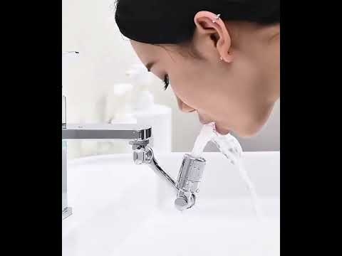 Rallonge De Robinet Rotatif 1080° Avec Filtre Anti-Éclaboussures - 2 Modes D'Eau Pour Cuisine Et Salle De Bain