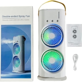 Ventilateur Portable À Double Extrémité Avec Refroidisseur