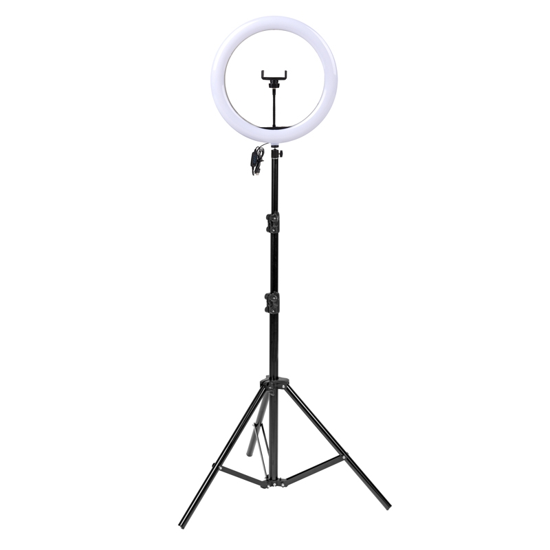 Lampe annulaire LED avec trépied  pour selfie ou tik tok 26 cm image 0