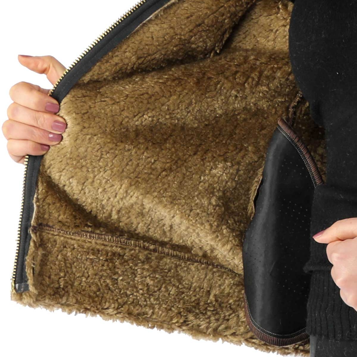 Slide  #3 Veste femme semi cuir- Salima fashion