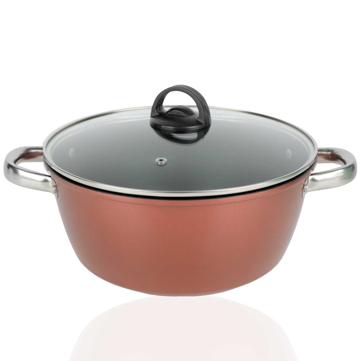 Home Icon - Poêle à Frire Antiadhésive En Granit Cuivré Pour Une