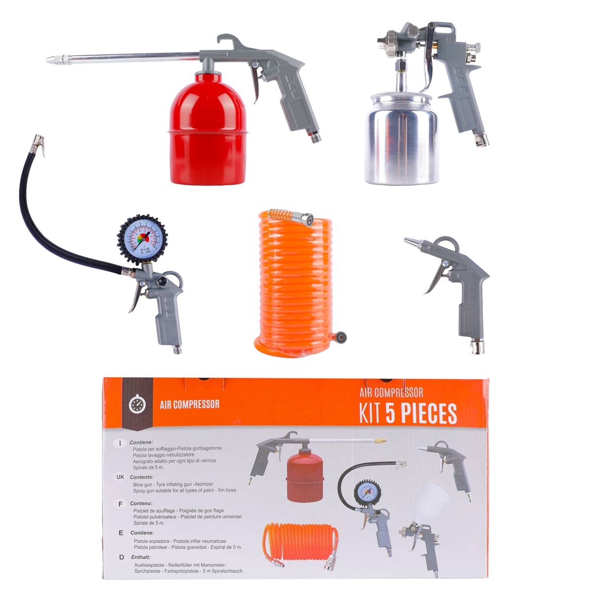 Kit d'accessoires compresseur- 5 pièces image 0