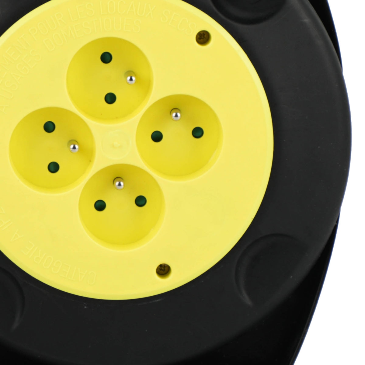 Slide #1 Rallonge Électrique Avec enrouleur 4 Prises - 15m