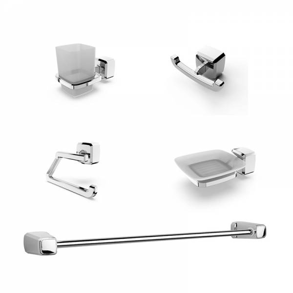 Coffret accessoires salle de bain 5 pièces KWARTZ image 0