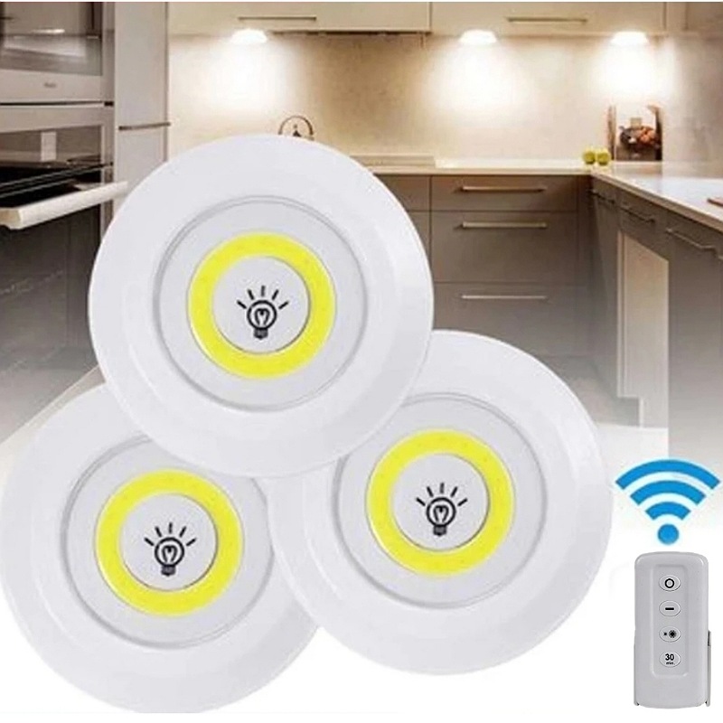 Generic 3 lumières LED sans fil avec télécommande à prix pas cher | Maroc