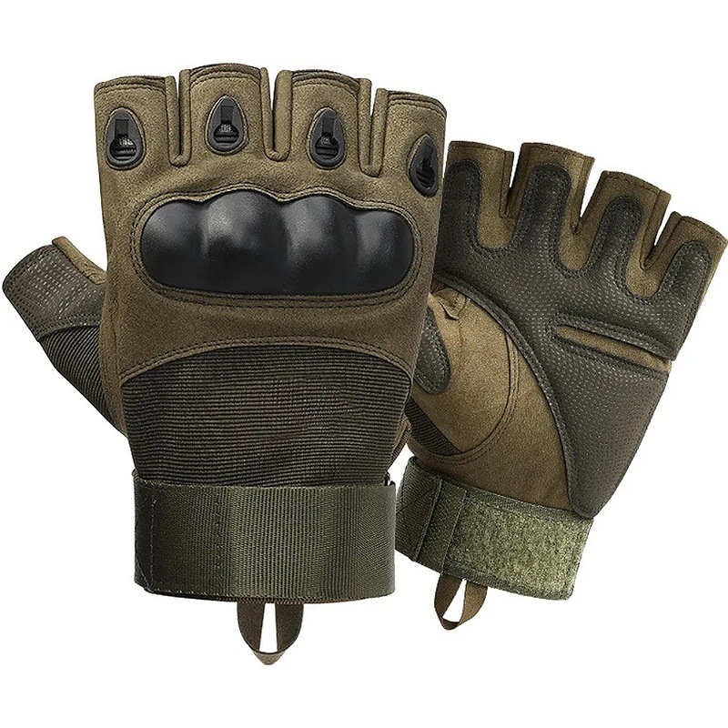 Gants Tactiques Complets – Doigts Renforcés, Coques Extérieures, Sans Marque