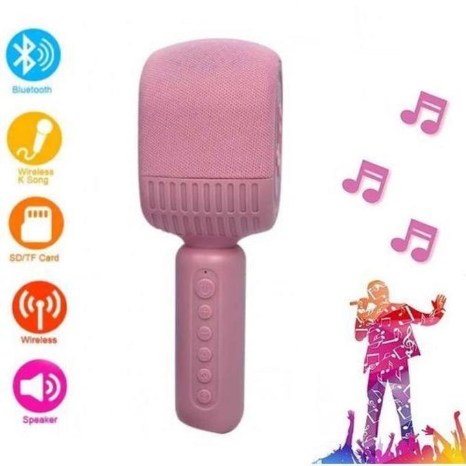 Micro Karaoké Enfant Bluetooth Sans Fil - Réduction De Bruit Triple Filtre - 5 Fonctions : Karaoké, Enceinte, Enregistreur, Selfie, Radio - 5 Voix Modifiables - Rechargeable